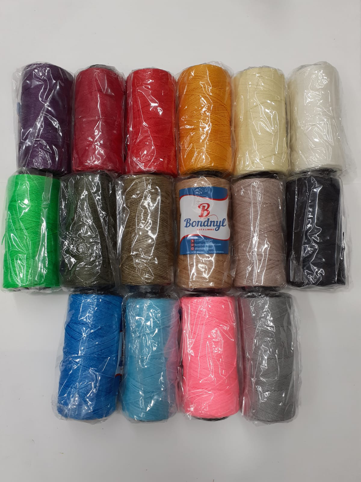 Fio Encerado Cores Diversas - Bondnyl